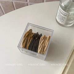 Simple Solid Color High Elastic Scunchies for Girls Fashion Sweet Hair Ties in Stock for Women Ladies Hair Accessories Trendy