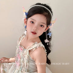 Cute Luxurious Lustrous Imitation Pearl Head Band for Baby Girls Sweet Hair Bands for Kids Children Teens Hair Accessories