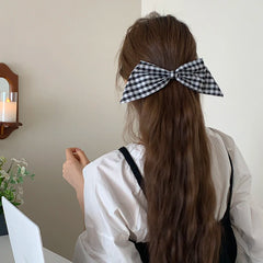 Sweet Cute Plaid Simple Hair Clips for Girls Elegant Trendy Stylish Haarspange for Women Ladies Barrettes Hair Accessories