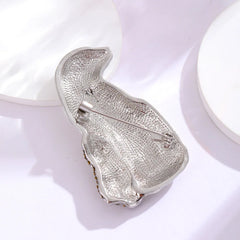 Fashion Cute Animals Polar Bear Brooches for Girls Sweet Stylish Trendy Pins Jewelry for Women Ladies Accessories Wholesale