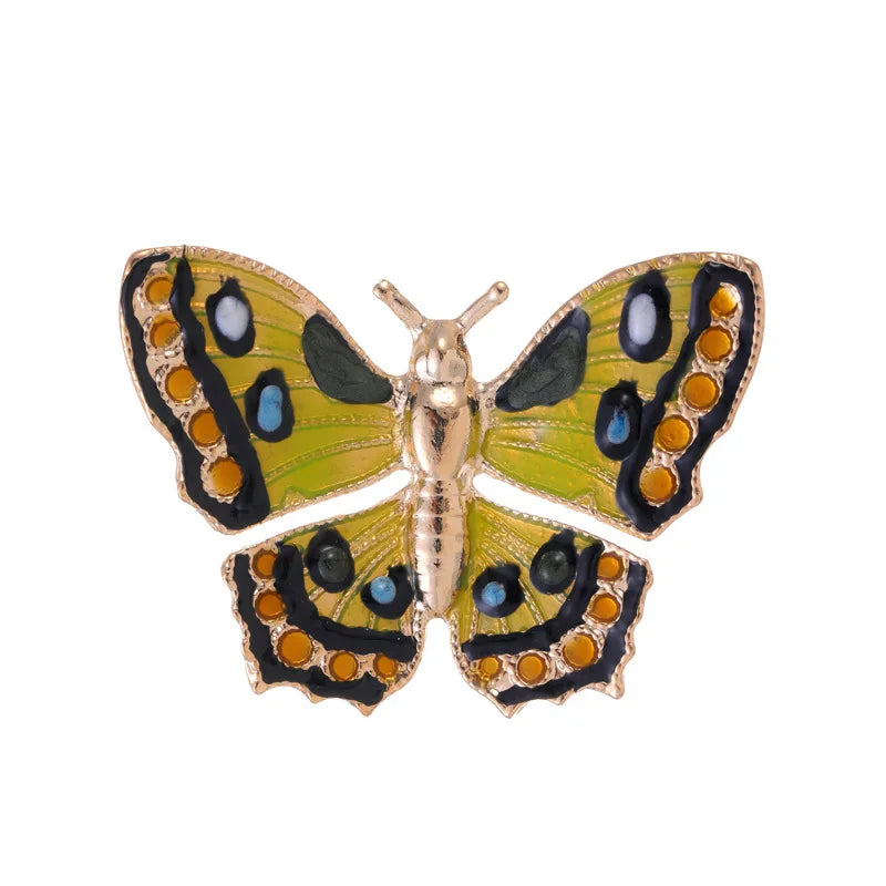 Fashion Dainty Butterfly Animals Elegant Brooches for Girls Stylish Luxury Bold Pins Jewelry for Women Ladies Accessories