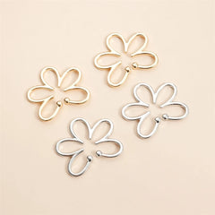 Fashion Simple Minimalist Flowers Floral Dainty Drop Earrings for Girls Sweet Elegant Jewelry for Women Ladies Accessories
