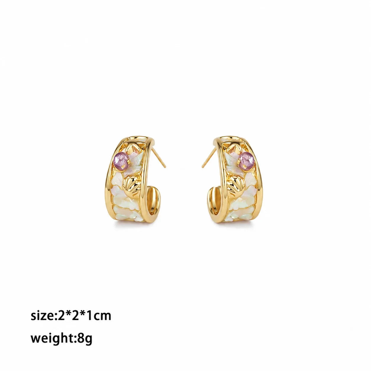 Fashion Freshwater Pearl Crushed Shell S925 Silver Earrings for Girls Vintage Jewelry for Women Ladies Wholesale China Factory
