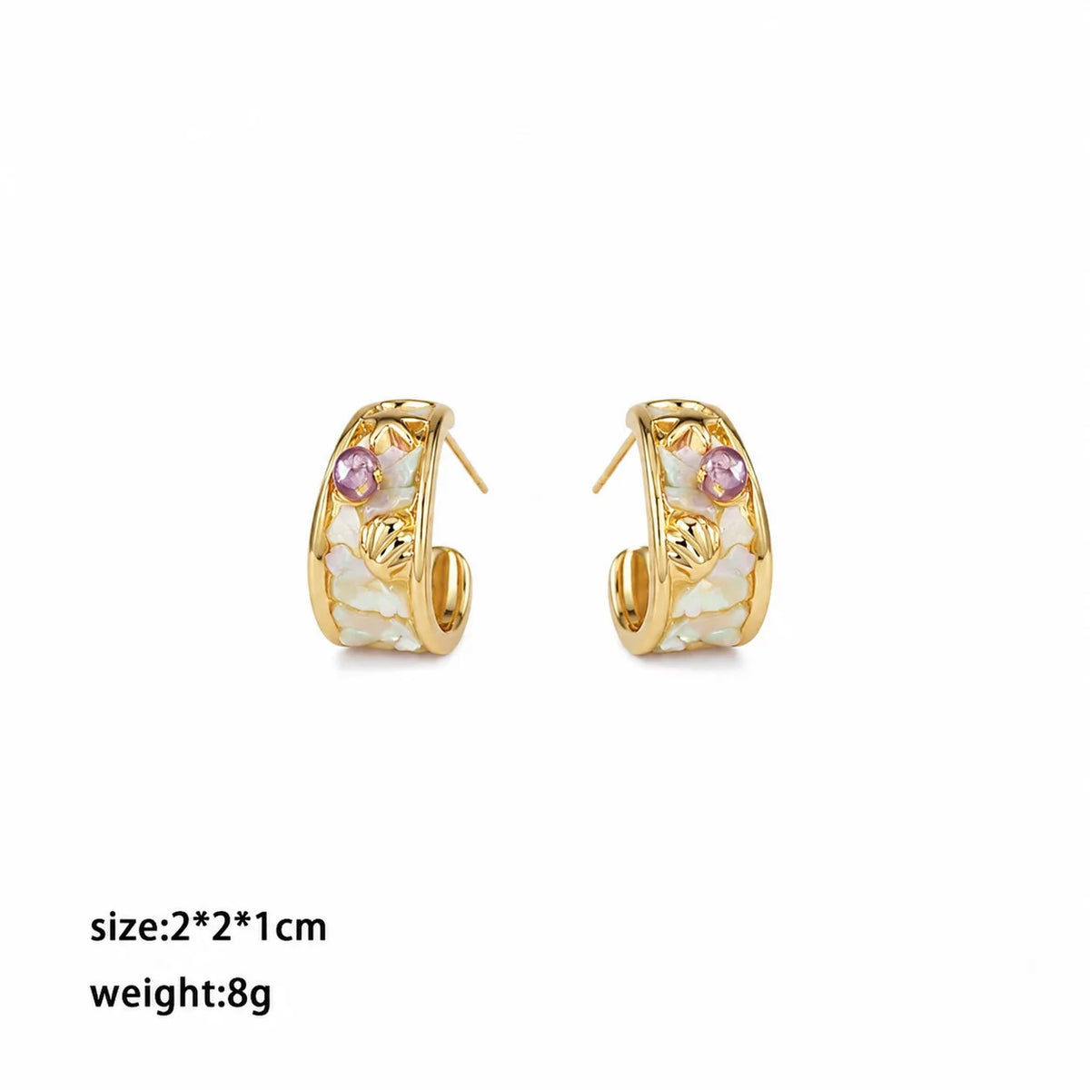 Fashion Freshwater Pearl Crushed Shell S925 Silver Earrings for Girls Vintage Jewelry for Women Ladies Wholesale China Factory