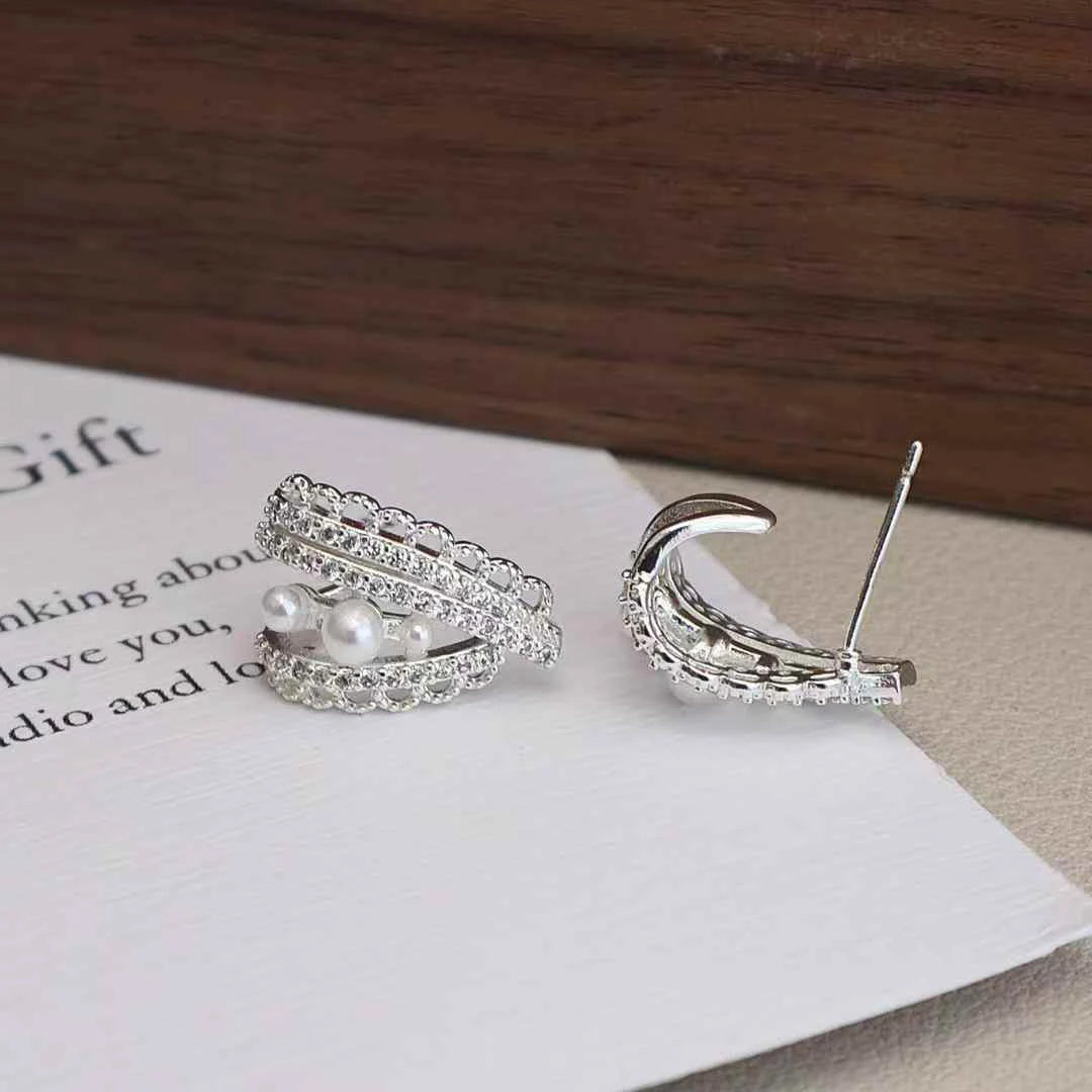 Simple Leopard Print Fashion Trendy Glitter Hoop Earrings for Girls Elegant Glitter Jewelry for Women Ladies Accessories Chic