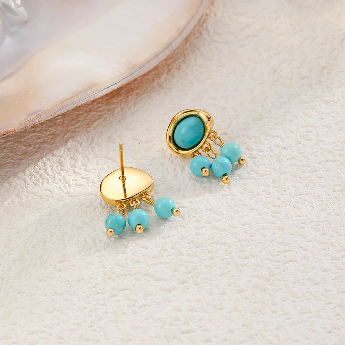 Women S925 Silver 18k Gold-plated Tiger Eye Stone Stud Earring Brown Green Low MOQ Factory Price Fashion Jewelry for Female