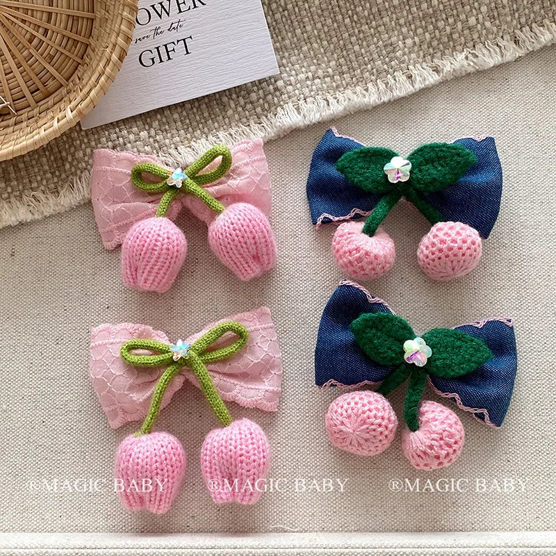 Fashion Bowknot Cute Sweet Hair Clips for Baby Girls Kawaii Classic Elegant Alligators for Kids Children Hair Accessories Chic