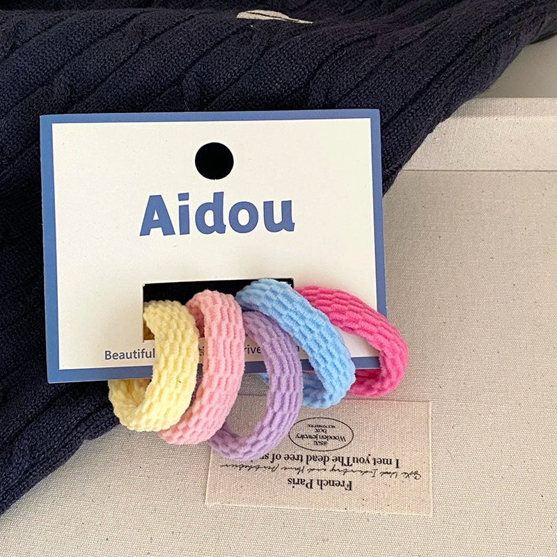 Simple Fashion Sweet High Elastic Scrunchies for Baby Girls Cute Hair Ties for Kids Children Hair Accessories Chinese Suppliers