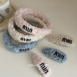 White / Blue Headbands
