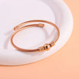 Rose gold round beads