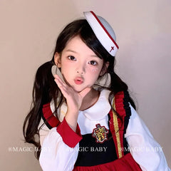 2025 Halloween Nurse Hat Hair Clips for Baby Girls Cute Sweet Virtuous Alligators for Kids Children Hair Accessories in Stock