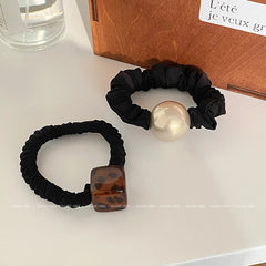 Classic High Elastic Elegant Simple Scunchies for Girls Fashion Minimalistic Stylish Hair Ties for Women Ladies Hair Accessories