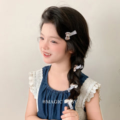 Sweet Cute Fashion Trendy Hair Clips for Baby Girls Simple Minimalistic Bowknot Animals Haarspange for Children Hair Accessories