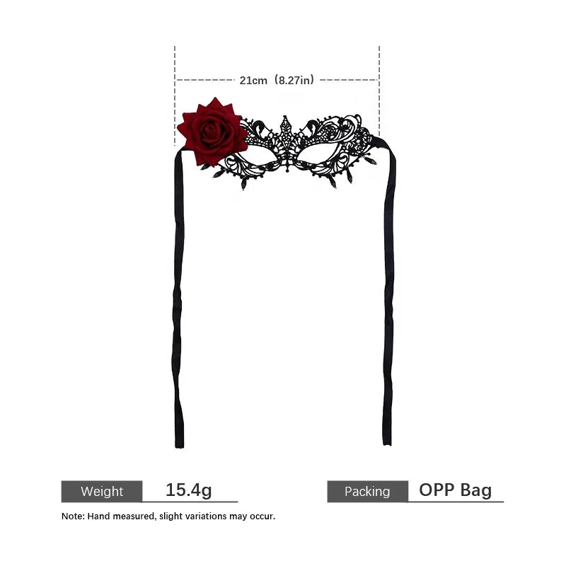 Women 2025 Hot Sale Halloween Festival Celebration Rose Solid Color Ribbon Glasses Customized Bulk Order in Stock Accessories
