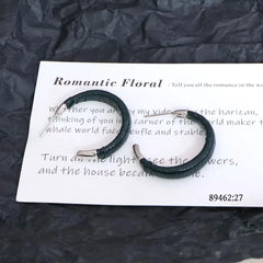 Women Hot Sale Creative Design Small Hoop Earring Fashion Elegant Graceful Charms Lightweight Bulk Jewelry Accessories for Daily