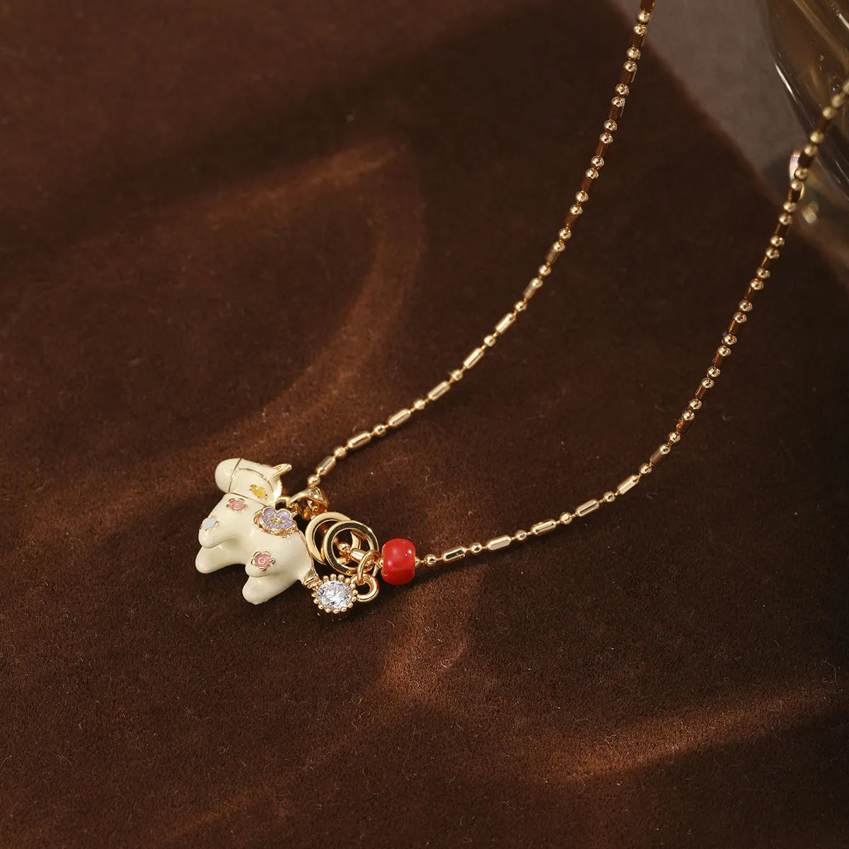 Women Minimalistic Chain Copper Zircon Necklace Factory Price Low MOQ in Stock Simple Fashion Jewelry for Female Causal Daily