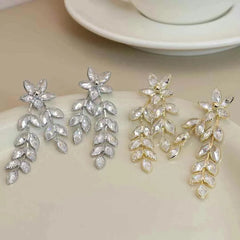 Women Star Wheat Spike-Shaped New Design Drop Earring Sparking Glitter Charms Fashion Wholesale Jewelry Accessories for Office