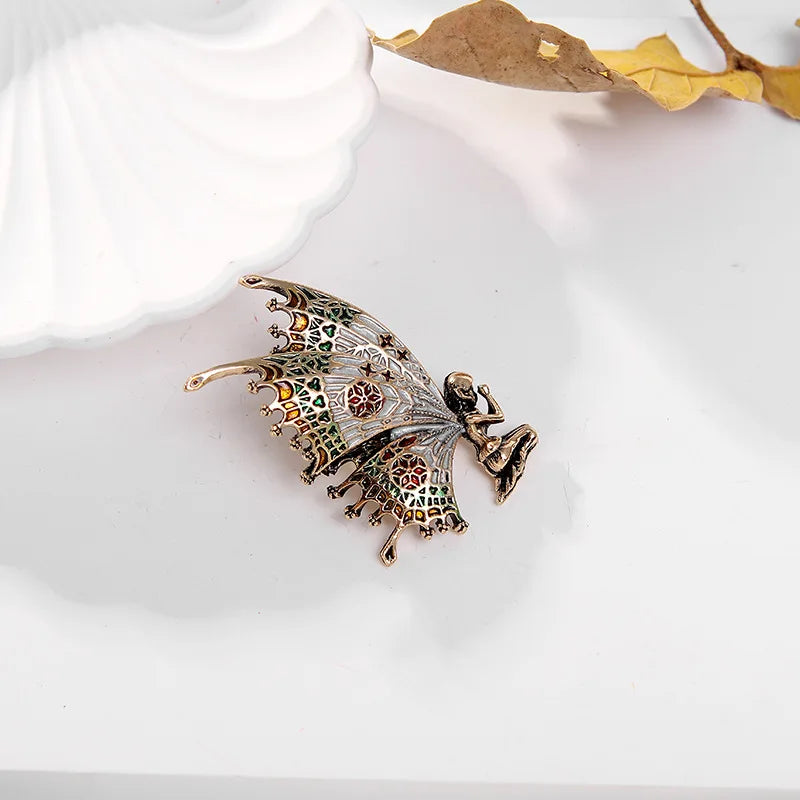 Fashion Butterfly Elegant Sweet Brooches for Girls Glamorous Charms Pins Jewelry for Women Ladies Accessories Wholesale Chic