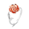 The opening is adjustable. / Red Rose