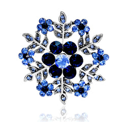 Fashion Glitter Rhinestone Elegant Sweet Brooches for Girls Stylish Pins Jewelry for Women Ladies Accessories New Design Chic
