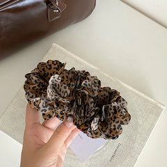 Elegant Classic Leopard Print French Style Banana Hair Clips for Women & Girls Daily Use Accessory Stock