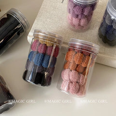 Brand New Simple Solid Color High Elastic Scunchies for Girls Stylish Sporty Style Hair Ties for Women Ladies Hair Accessories