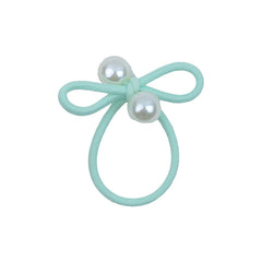 Girls Imitation Pearl Solid Colored Thick Thin Hair Scrunchies Fashion Simple Sweet in Stock Hair Ties Accessory for Kids Daily