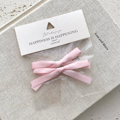 Sweet Cute Candy Solid Color Bowknot Hair Clips for Girls Princess Style Fashion Alligator for Women Ladies Hair Accessories
