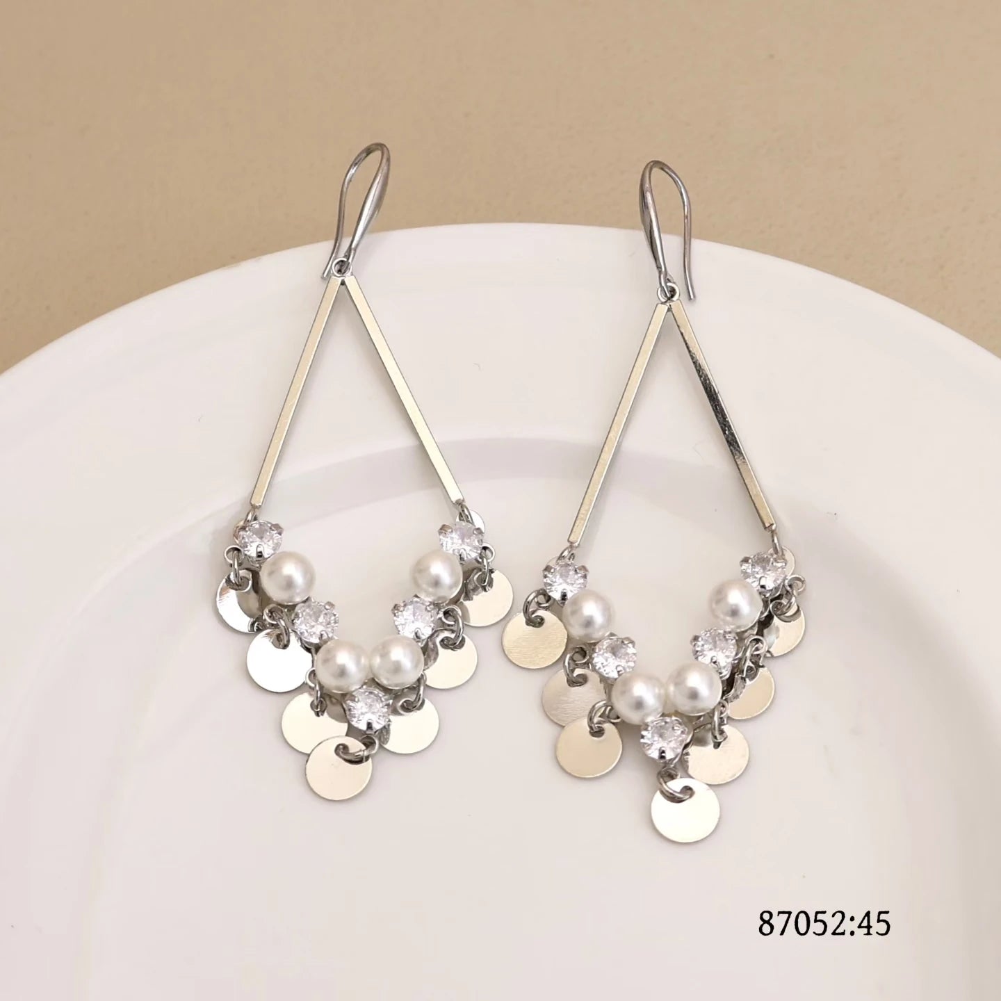 Women Creative Design Irregular Shape Drop Earring Fashion Elegant Graceful High Quality Bulk Jewelry Accessories for Causal