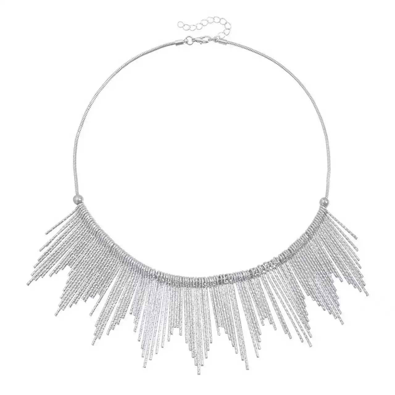 Fashion Luxury Sweet Elegant Spicy Necklaces for Girls Tassel Trendy Alloy Glitter Jewelry for Women Lady Accessories Wholesale