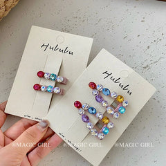 Glitter Sparkle Luxurious Fashion Hair Clips for Girls Sweet Chic Elegant Snap Clips for Women Ladies Hair Accessories in Stock