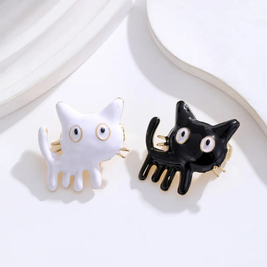 Fashion Animals Cats Sweet Trendy Brooches for Girls Glamorous Puppy Pins Jewelry for Women Ladies Accessories Wholesale Cute