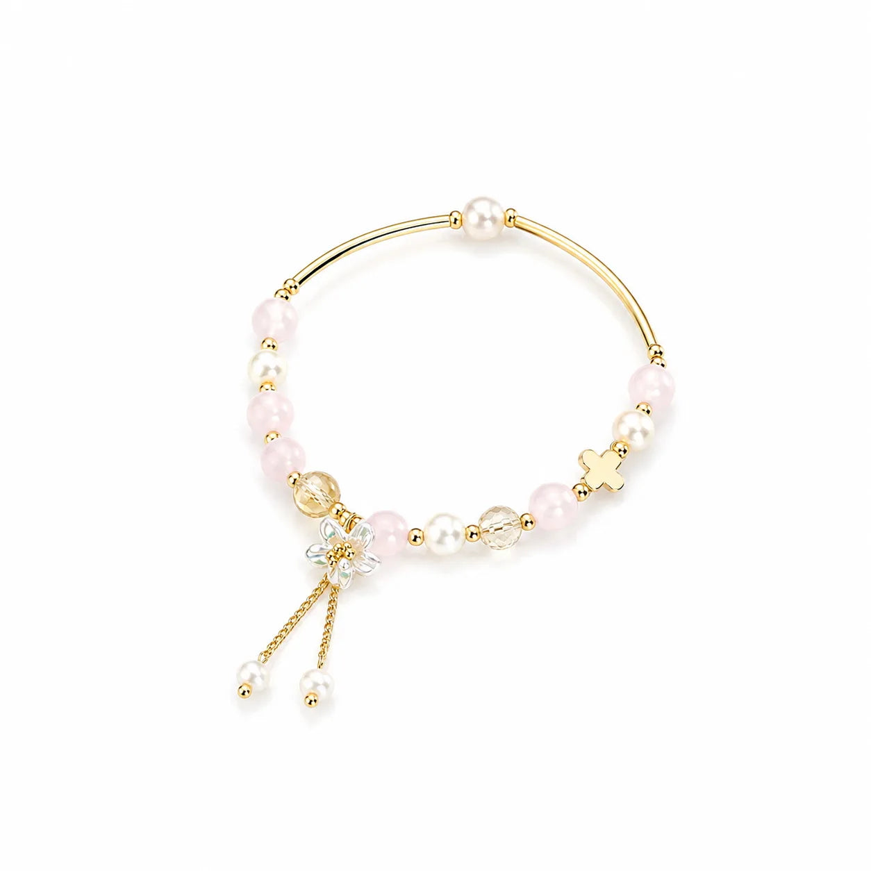 Fashion Elegant Beads Natural Stone Freshwater Pearl Bracelets for Girls Trendy Jewelry for Women Ladies Wholesale China Factory