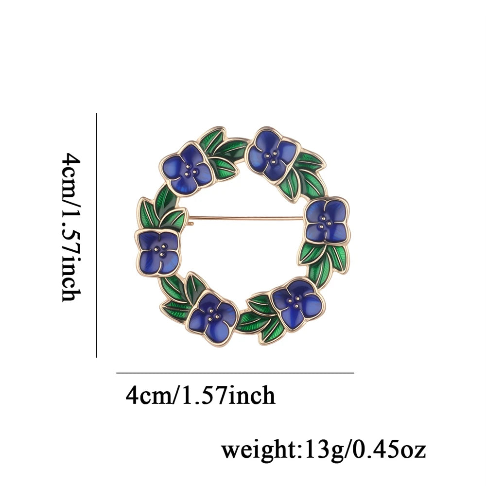 Fashion Luxury Flowers Sweet Floral Brooches for Girls Stylish Pins Jewelry for Women Ladies Accessories New Design Wholesale