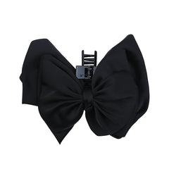 Girls Large Bowknot Solid Color Hair Claw Clips Fashion Sweet Graceful Wholesale in Stock Hairpins Accessories for Kids Daily