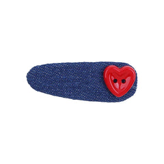 Sweet Cute Bowknot Button Heart Shaped Hair Clips for Baby Girls Elegant Fashion Snap Clips for Kids Children Hair Accessories