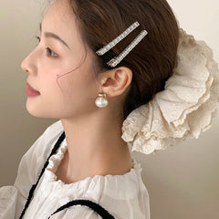 Alloy Glitter Sparkle Hair Clips for Girls Women Elegant Minimalistic Hair Accessories with Alligator Design Trendy for Parties