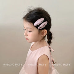 Cute Sweet Hair Clips for Baby Girls Kawaii Fashion Bowknot Polka Dot Alligators for Kids Children Teenagers Hair Accessories
