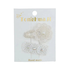 Elegant French Style Fabric Hair Clips for Baby Girls Simple Minimalistic Snap Hair Accessories for Kids Children