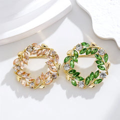 Fashion Glitter Rhinestone Sweet Brooches for Girls Elegant Dainty Charms Pins Jewelry for Women Ladies Accessories Hot Sale