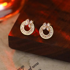 Women Pink Silver Gold Green Small Stud Earring Fashion Trendy Glitter Sparking Wholesale Bulk Order Daily Jewelry Accessories