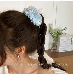 Sweet Solid Color Small Hair Ties for Women High Elastic Fashion Modern in Stock Scrunchies for Daily Sports Use Hair Accsseory