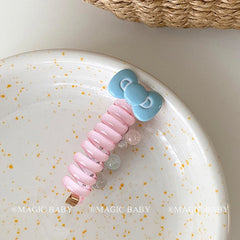 Animals Cartoon Telephone Wire Hair Ties Cute Sweet Fashion Scrunchies for Kids Children Teens Hair Accessories in Stock