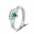 The opening is adjustable. / Green