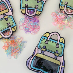 Fashion High Elastic Durable Scrunchies Trendy Stylish Sweet Hair Ties Rope Baby Kids Hair Accessories