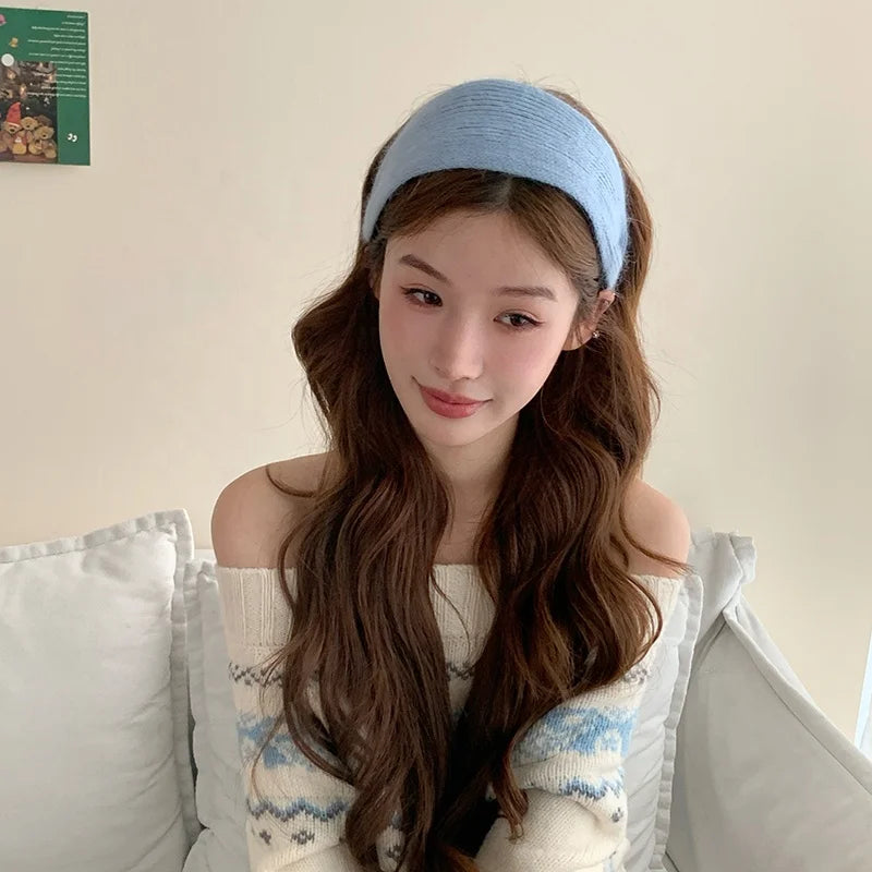 Women Solid Color Dilated Hairbands Fashion Elegant Simple Customized Wholesale in Stock Headbands Accessories for Female Causal