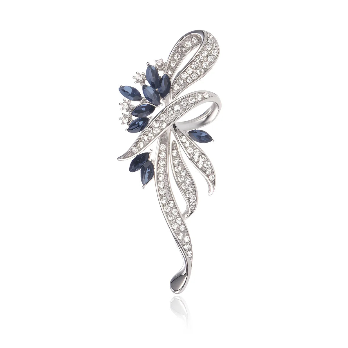 Fashion New Design Elegant Glitter Rhinestone Luxury Brooches for Girls Elegant Pins Jewelry for Women Ladies Accessories Female