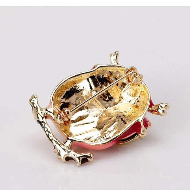 Fashion Owl Animals Bird Pink Trendy Brooches New Design Sweet Glamorous Hot Sale Pins Jewelry for Women Ladies Accessories