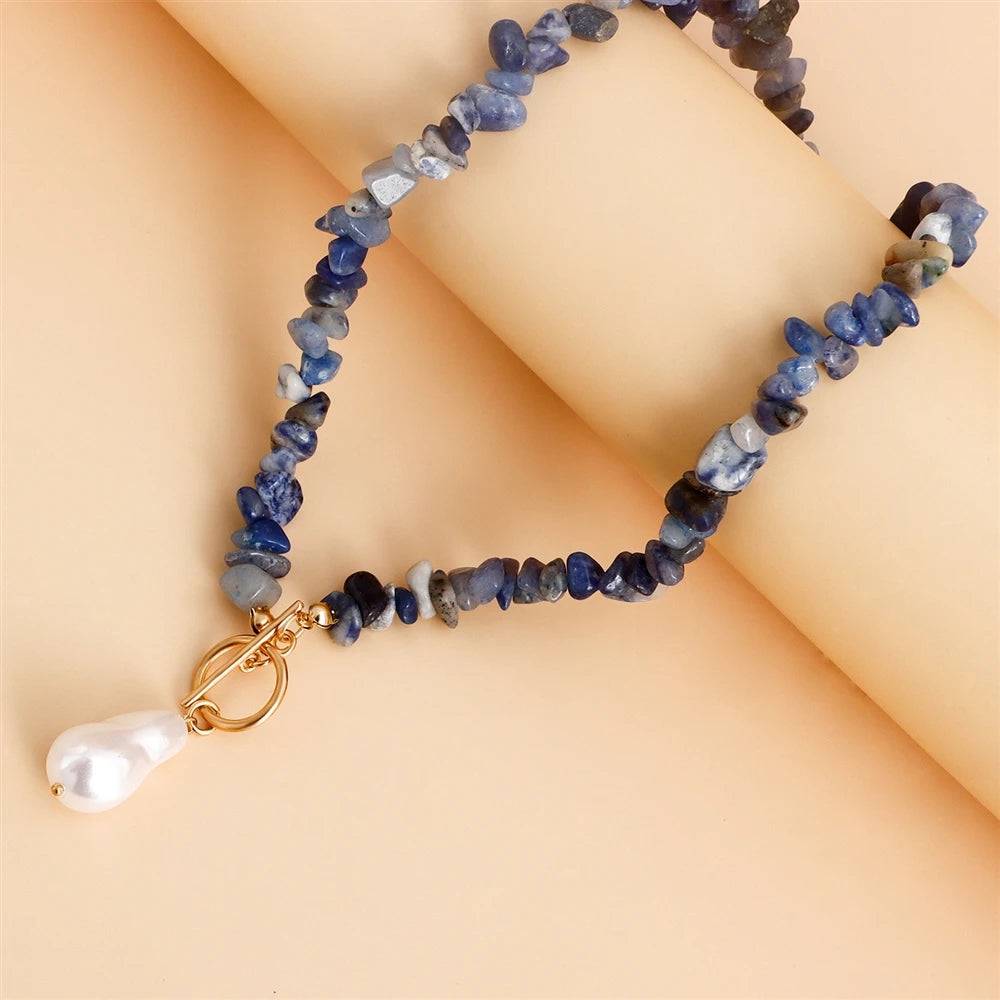Fashion Sweet Beads Trendy Stylish INS Style Necklaces for Girls Elegant Baroque Jewelry for Women Ladies Accessories Wholesale