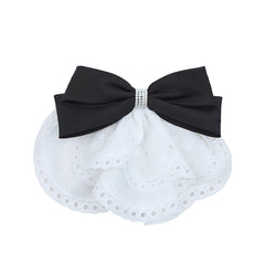 Classic Bowknot Dress Imitation Pearl Hair Clips for Girls Sweet Elegant Barrettes for Women Ladies Hair Accessories in Stock